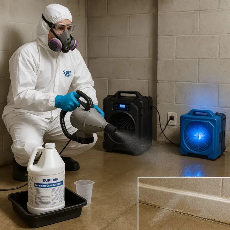 Sanitization and Odor Removal process in Rubidoux, CA